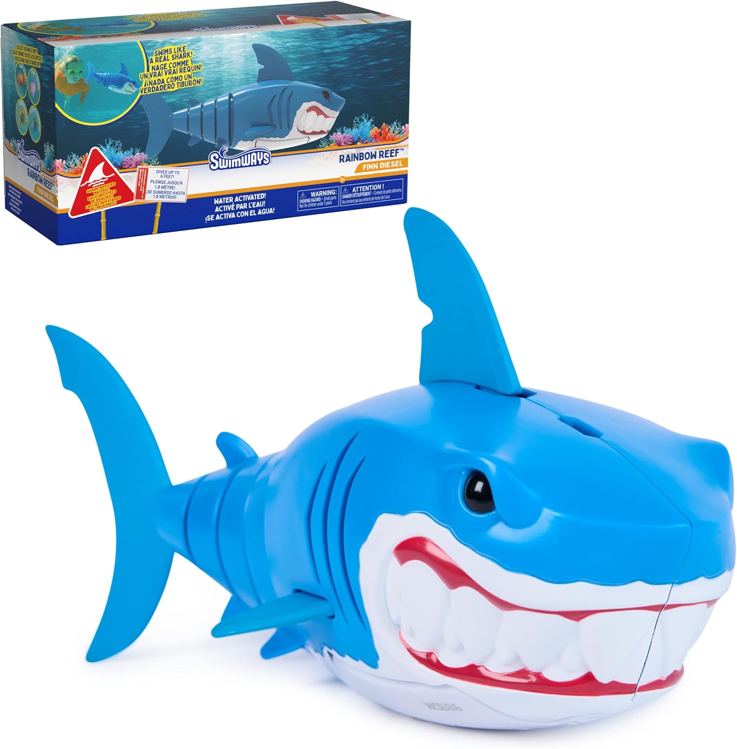 Kids Toys In Store - Altrek Store SwimWays Rainbow Reef Shark