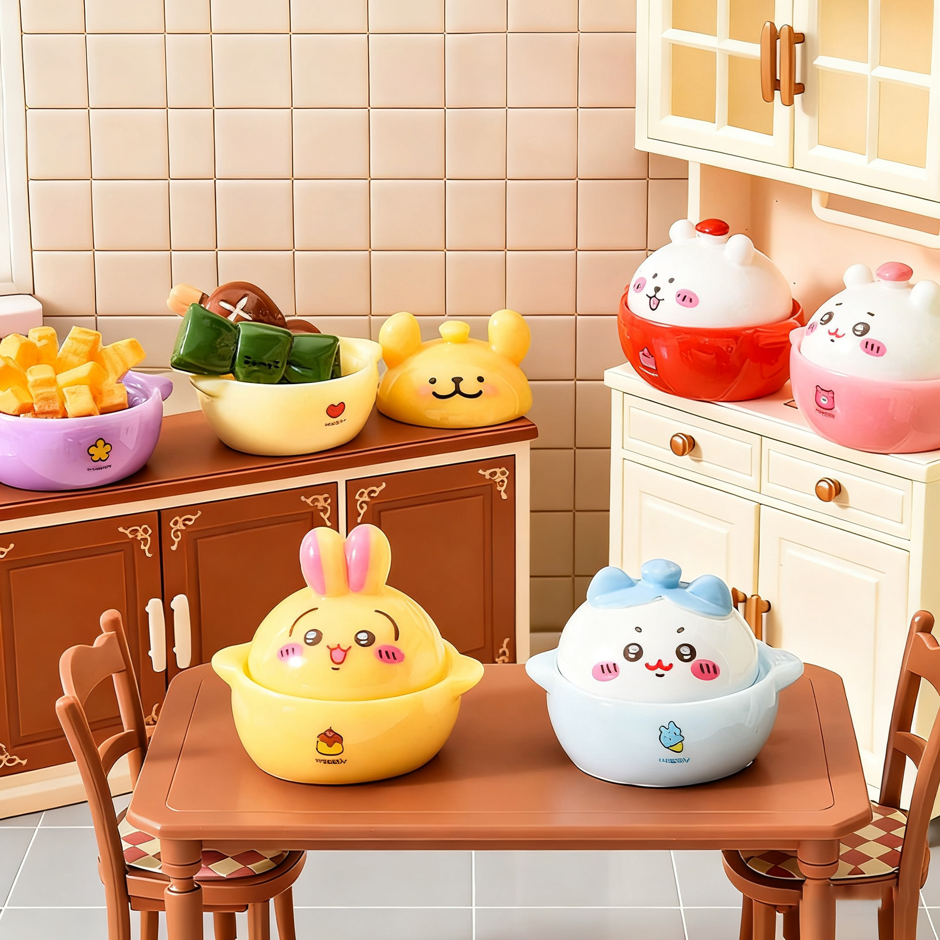 Kids Toys Animal - Colorful Animal Clay Pot Three Dimensional