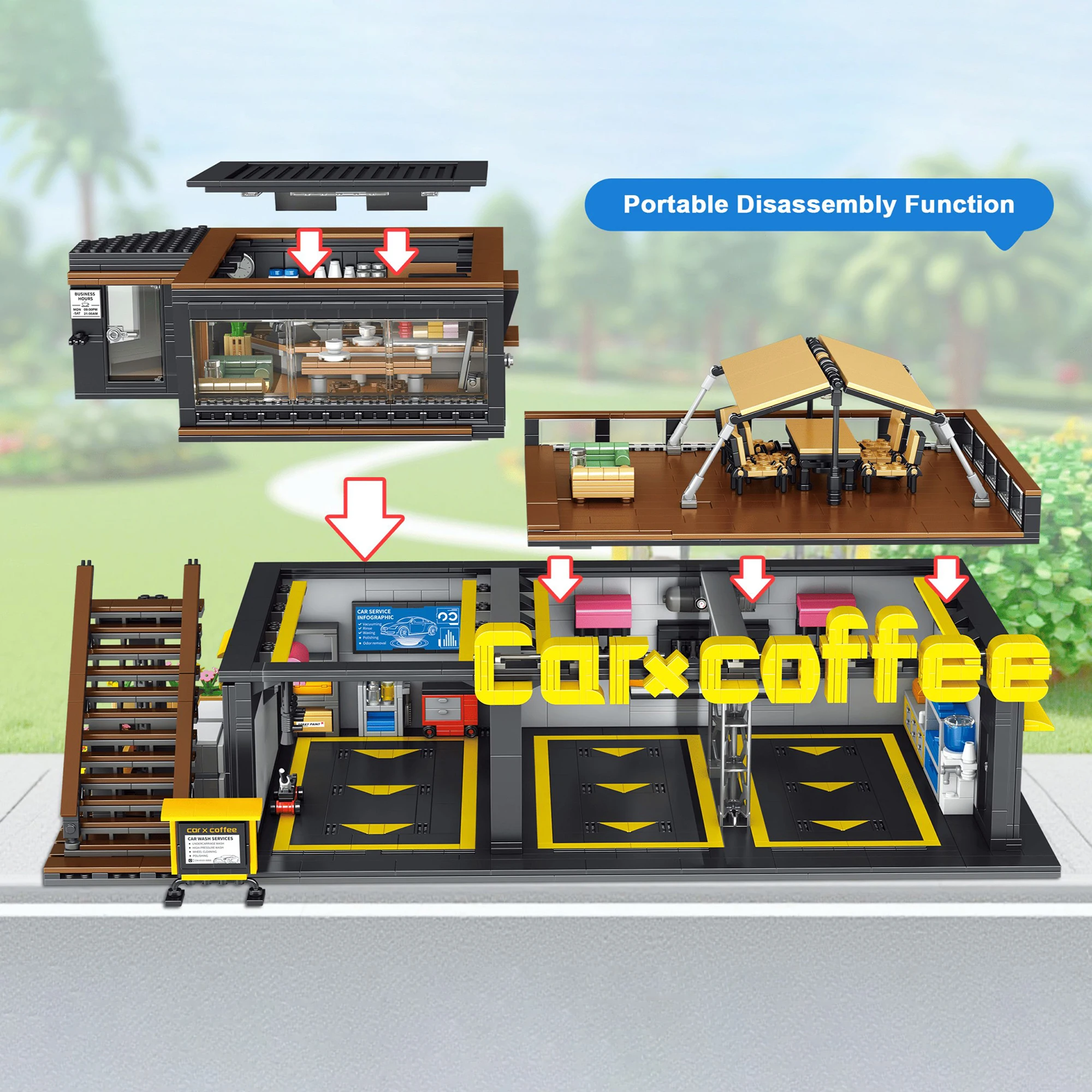 Coffee Auto Repair Shop Coffee - Kids Toys In Store incelemesi ve fiyatı