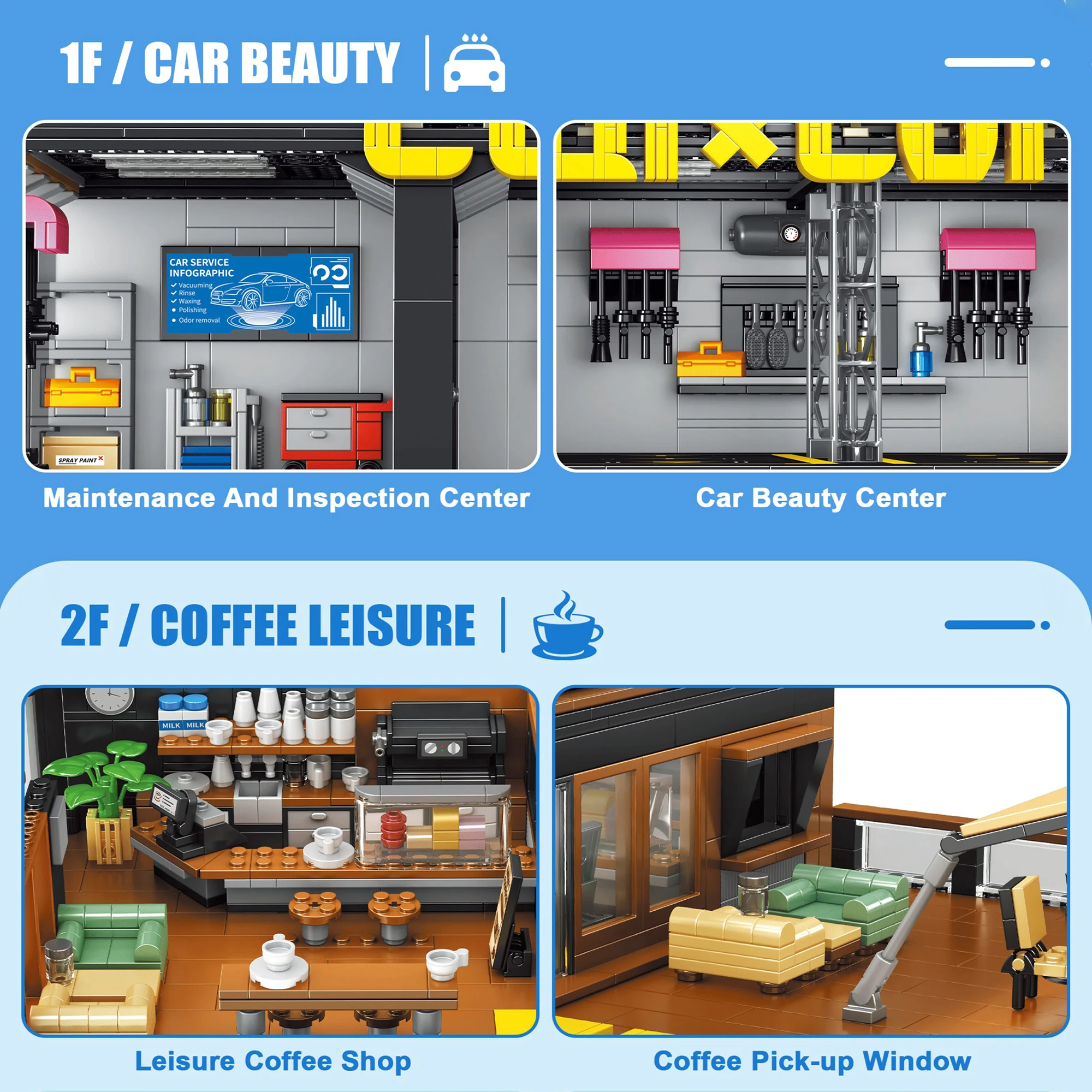 Coffee Auto Repair Shop Coffee - Kids Toys In Store incelemesi ve fiyatı