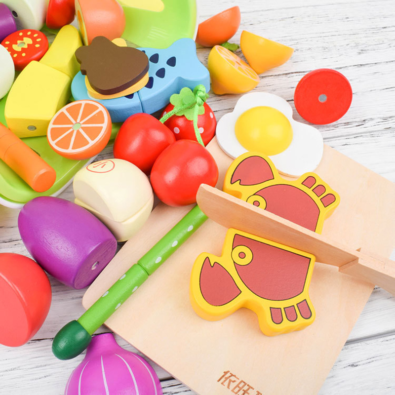 1PCS Wooden Toy Magnetic Cutti - Kids Toys Kitchen Set incelemesi ve fiyatı