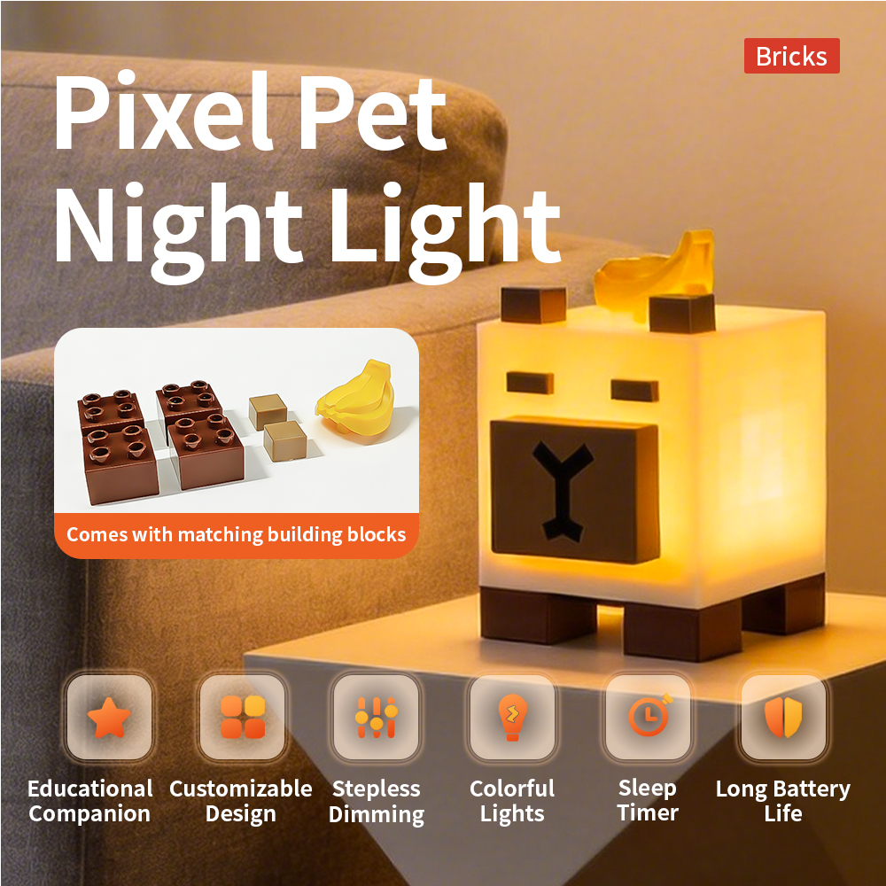 Capybara Pixel Pet Night Light - Kids Toys Bd incelemesi ve fiyatı