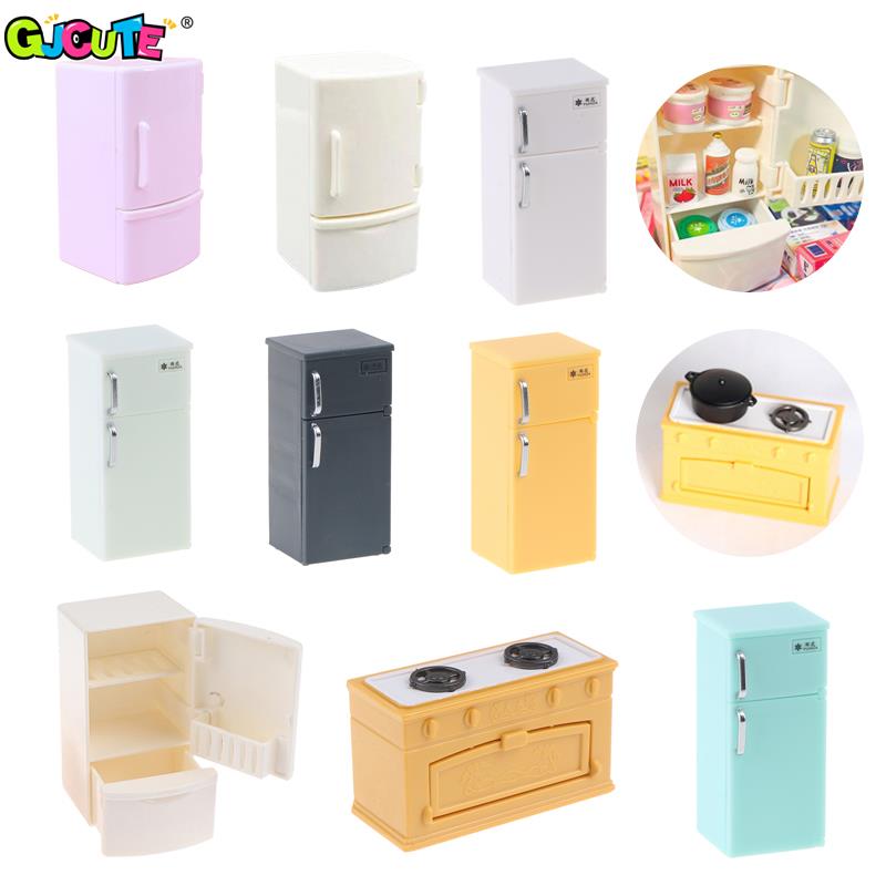 1/12 Mini Dollhouse White Refr - Kids Toys Kitchen Set incelemesi ve fiyatı