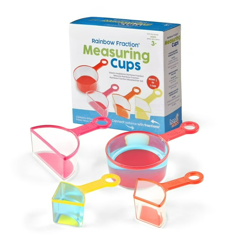 Rainbow Fraction Measuring Cup - Kids Toys Kitchen Set incelemesi ve fiyatı