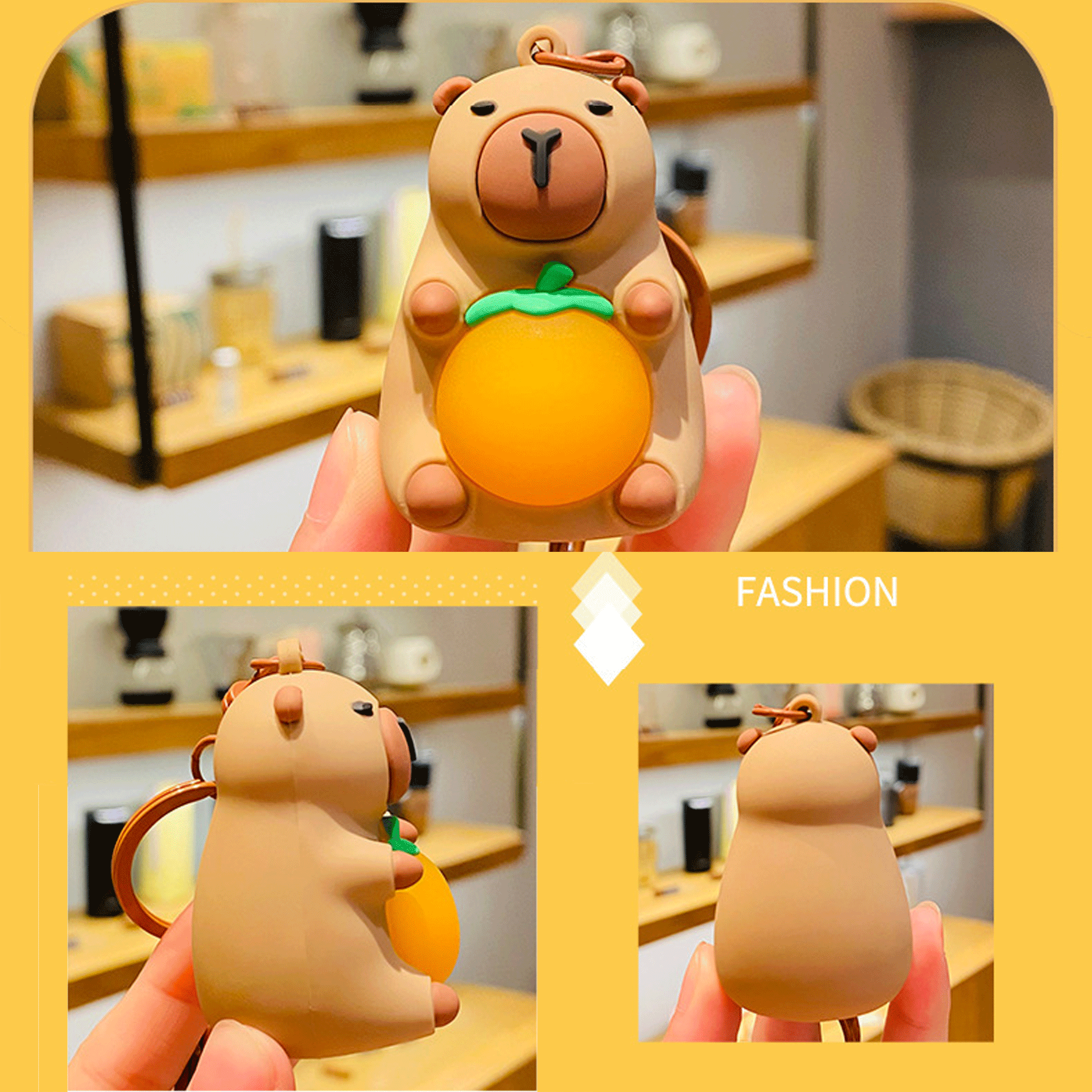 Simulation Capybara Doll Keych - Kids Toys Play incelemesi ve fiyatı