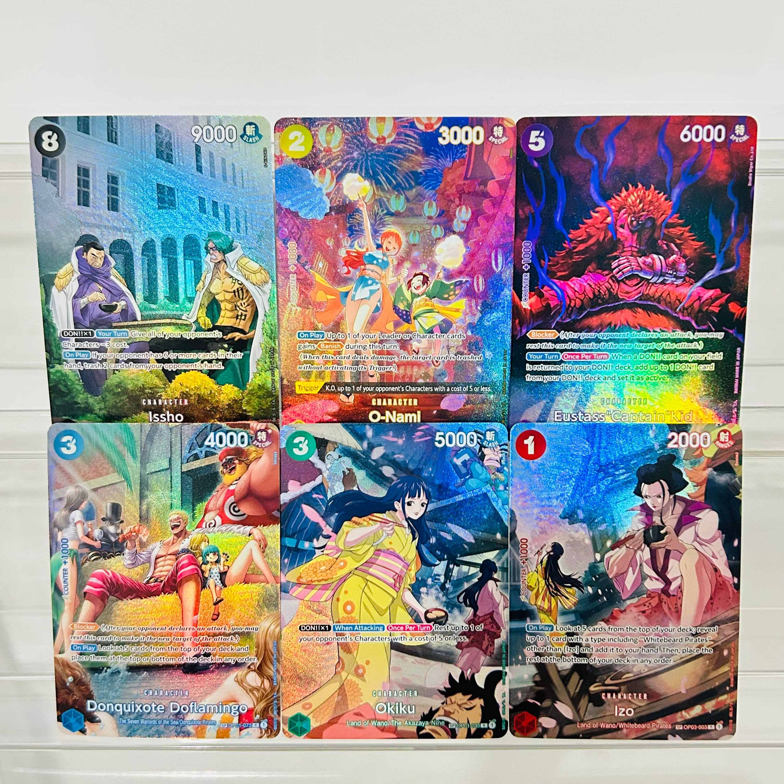 One Piece 6Pcs Issho O-Nami Ki - Card Game Kids incelemesi ve fiyatı