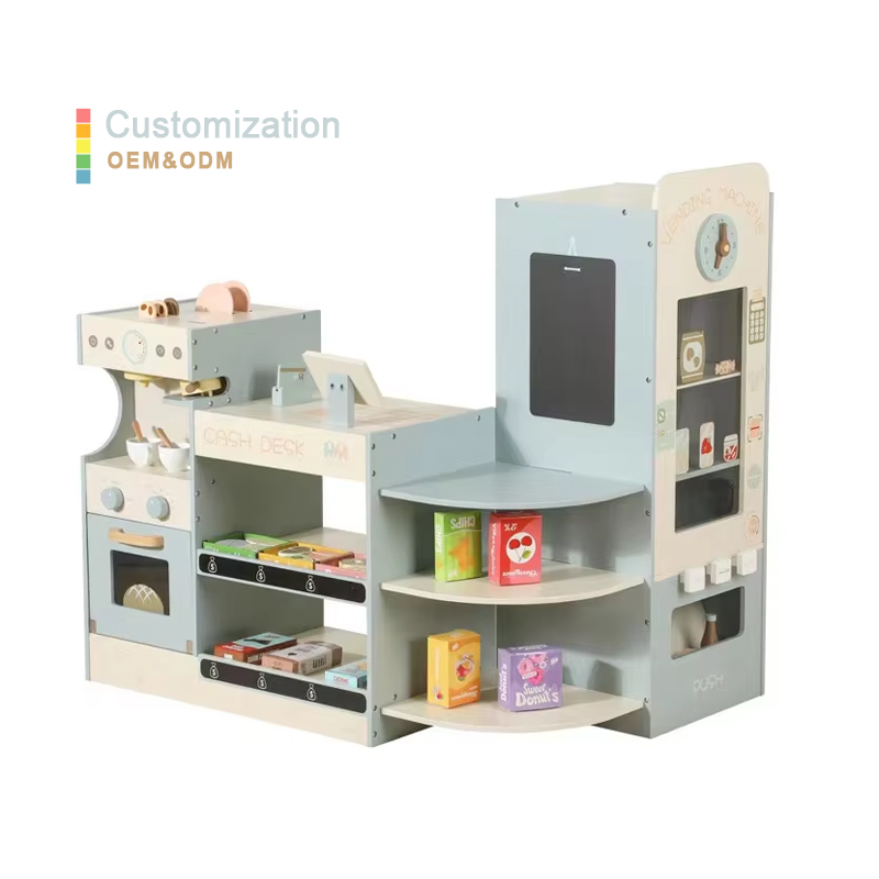 Kids Wooden Grocery Store Play - Toy Cash Register incelemesi ve fiyatı