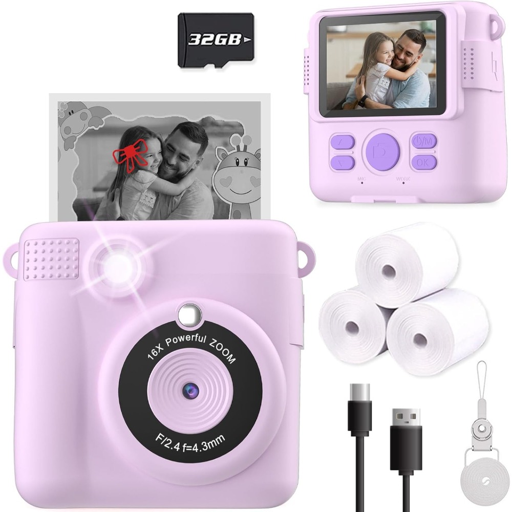 Instant Print Camera for Kids, - Kids Toys Videos incelemesi ve fiyatı