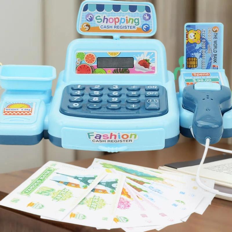 1Set Supermarket Cashier Elect - Toy Cash Register incelemesi ve fiyatı