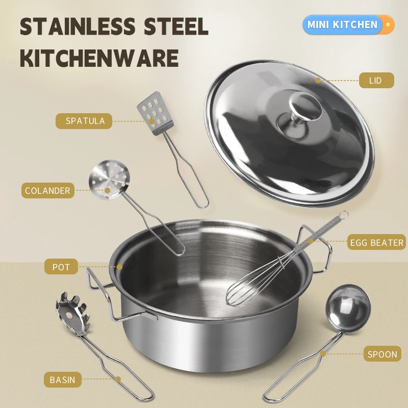 Stainless Steel Kids Kitchen T - Kids Toys Kitchen Set incelemesi ve fiyatı