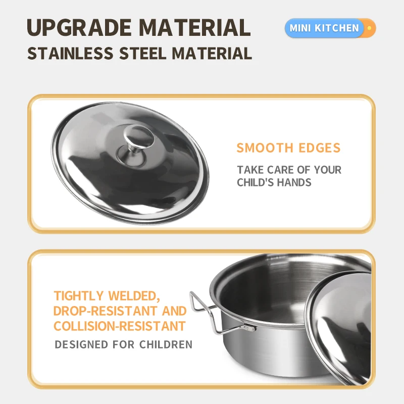 Stainless Steel Kids Kitchen T - Kids Toys Kitchen Set incelemesi ve fiyatı