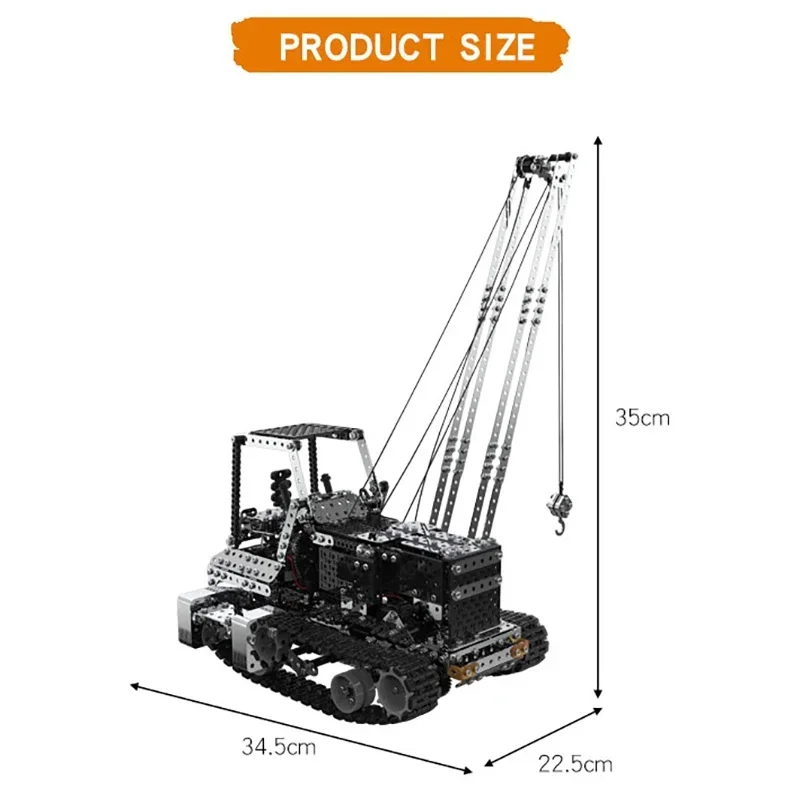 DIY Metal RC Crane Electric Ho - Kids Toys Electric Car incelemesi ve fiyatı