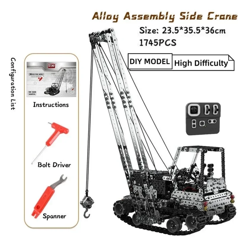 DIY Metal RC Crane Electric Ho - Kids Toys Electric Car incelemesi ve fiyatı