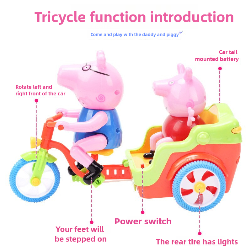 Battery Operated Pink Piggy Ri - Kids Toys Electric Car incelemesi ve fiyatı