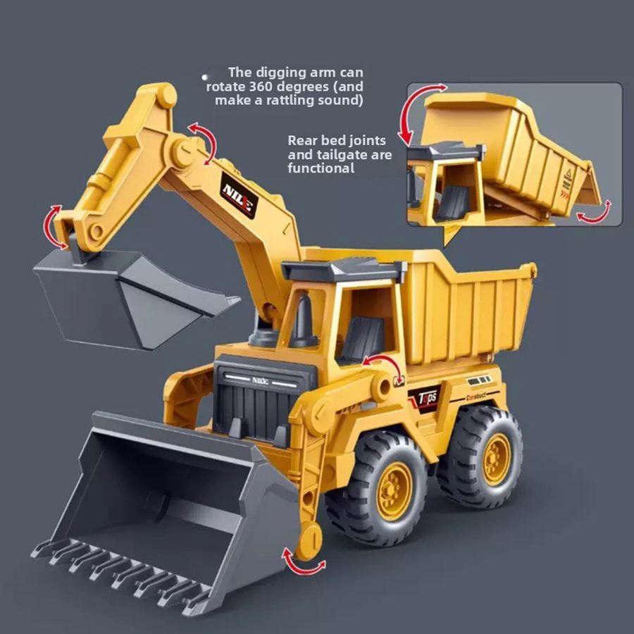 1pcs Excavator Truck Model Toy - Kids Toys Supplier incelemesi ve fiyatı