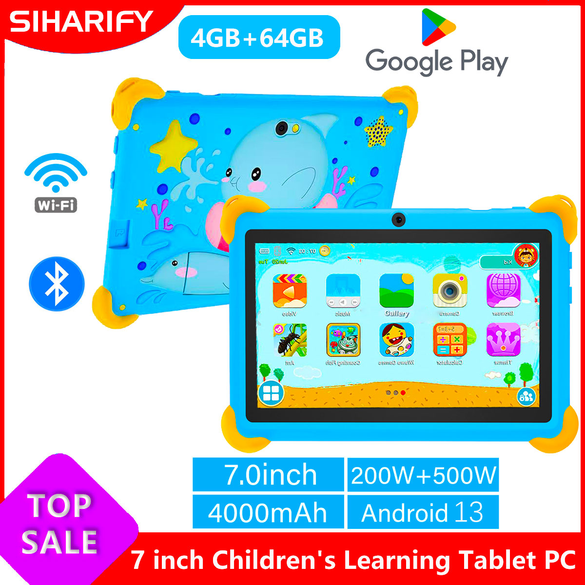 7 Inch 5G Kids' tablets Androi - Learning Tablet Kids incelemesi ve fiyatı