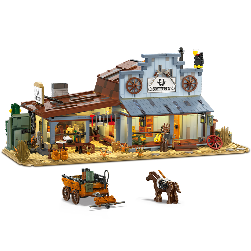 2718PCS Retro Blacksmith Shop  - Kids Toys Shop incelemesi ve fiyatı