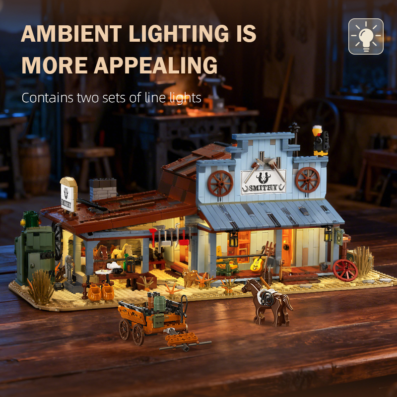 2718PCS Retro Blacksmith Shop  - Kids Toys Shop incelemesi ve fiyatı