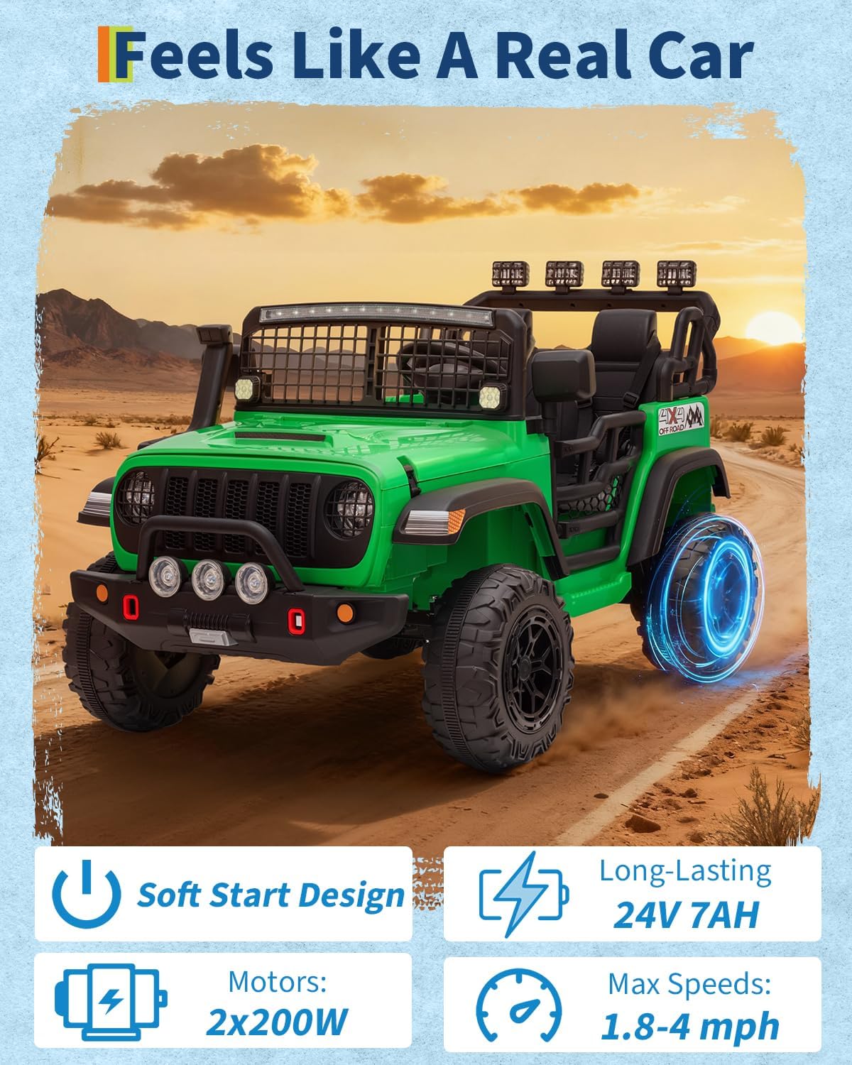 24V 2 Seats Kids Ride on Car w - Kids Toys Electric Car incelemesi ve fiyatı