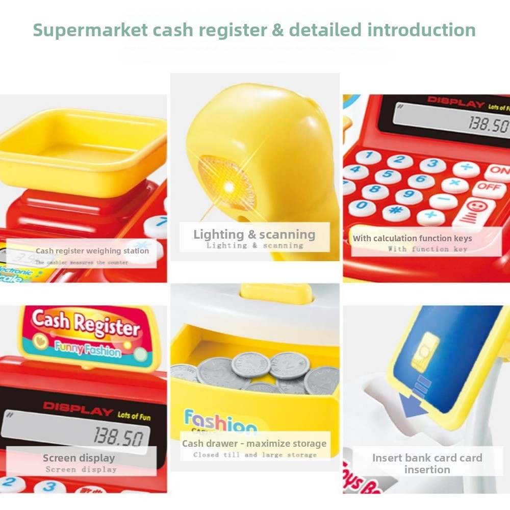Simulation Role Play Shopping  - Toy Cash Register incelemesi ve fiyatı