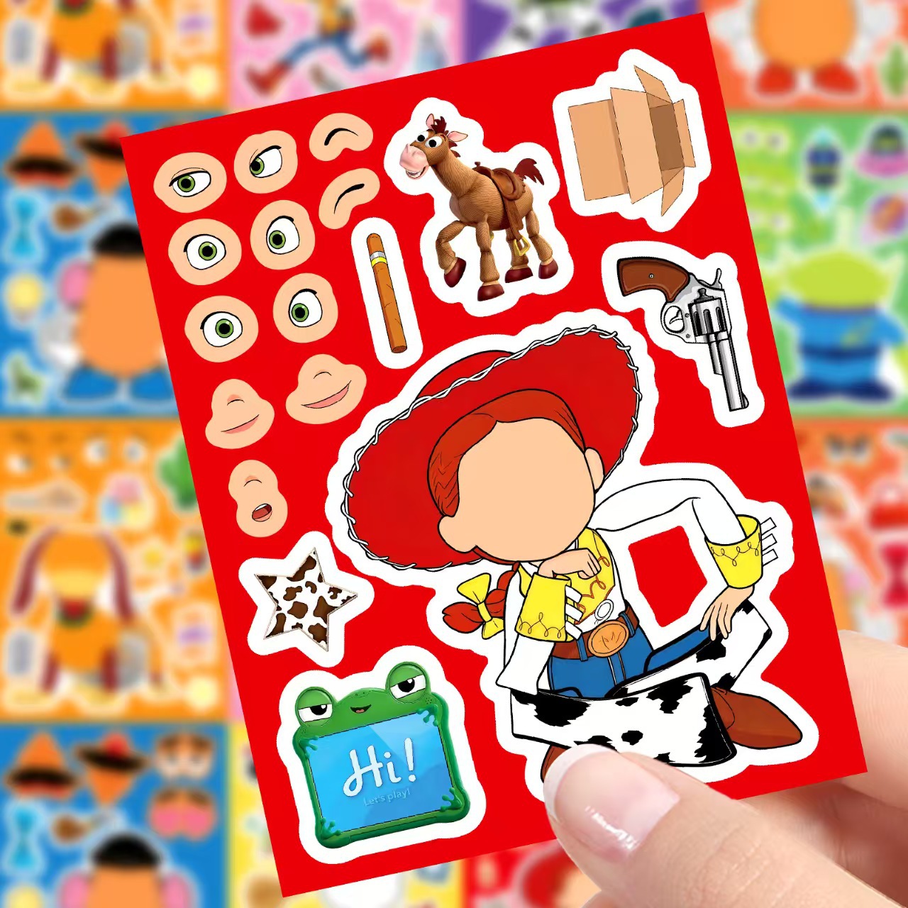 1 box of 8 sheets Make a Face  - Kids Toys Supplier incelemesi ve fiyatı