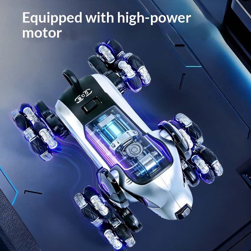 New RC Stunt Robot Dog 8 Wheel - Kids Toys Electric Car incelemesi ve fiyatı