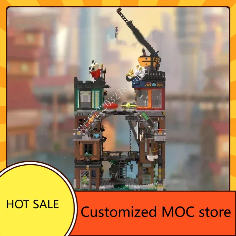 3014PCS  (Re)Work(ed)shop  MOC - Kids Toys Shop incelemesi ve fiyatı
