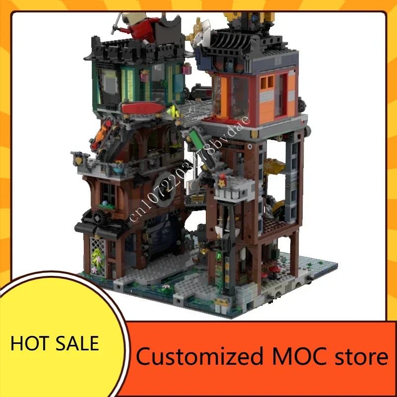 3014PCS  (Re)Work(ed)shop  MOC - Kids Toys Shop incelemesi ve fiyatı