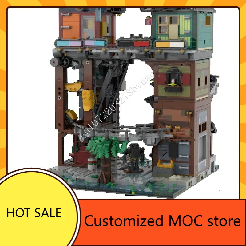 3014PCS  (Re)Work(ed)shop  MOC - Kids Toys Shop incelemesi ve fiyatı