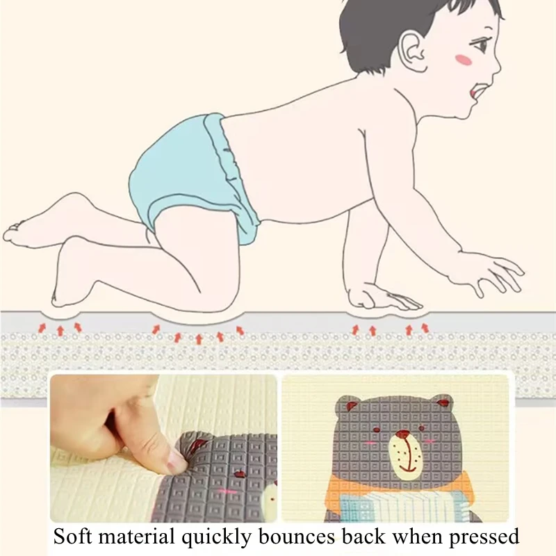 Baby Play Mat Thicken 1/0.5cm  - Kids Toys Bd incelemesi ve fiyatı