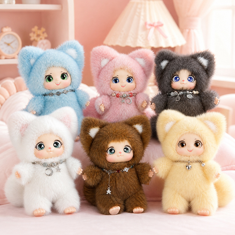18cm New Cute Family Fox Plush - Kids Toys Animal incelemesi ve fiyatı