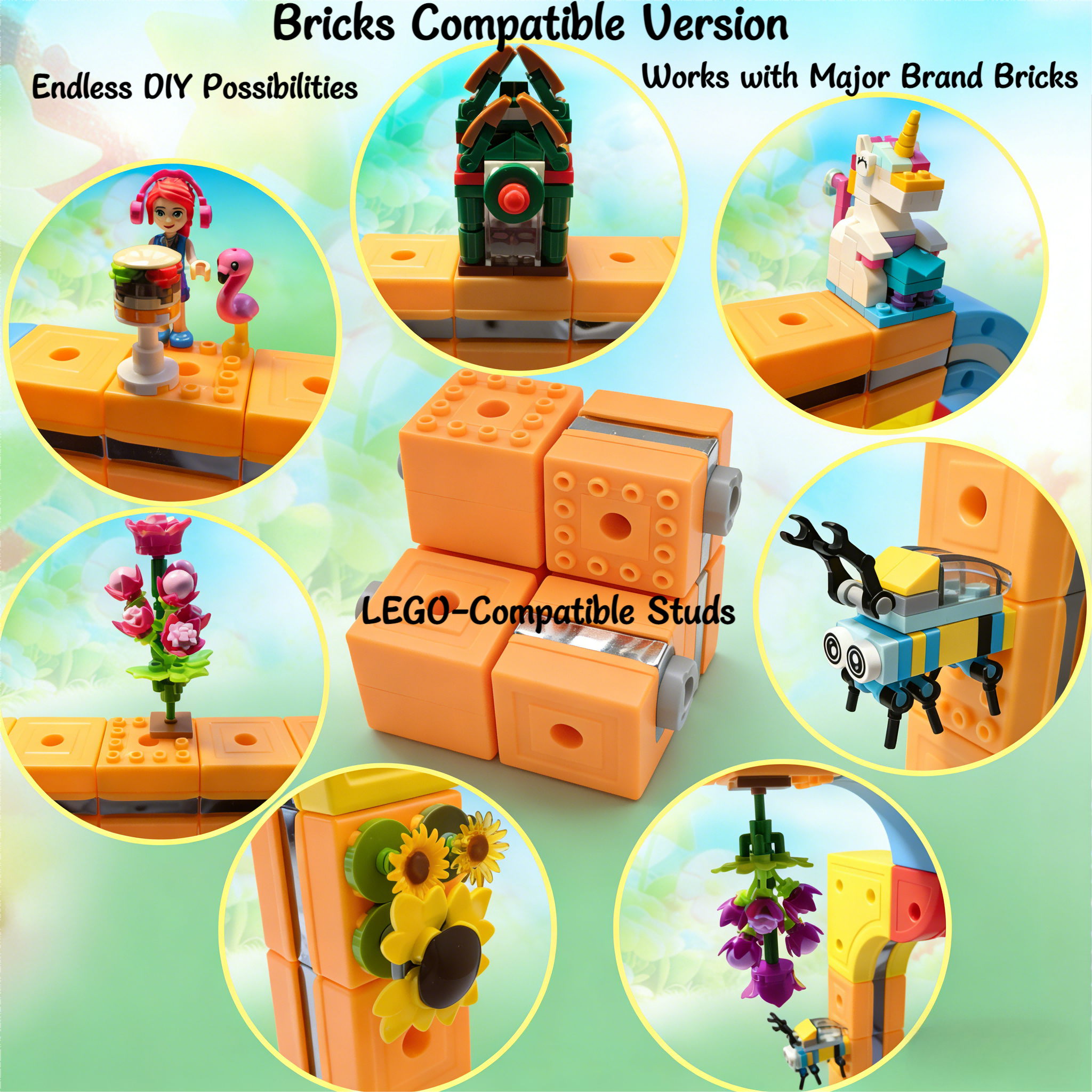 2026 New DIY Magnetic Track Bu - Kids Toys Electric Car incelemesi ve fiyatı