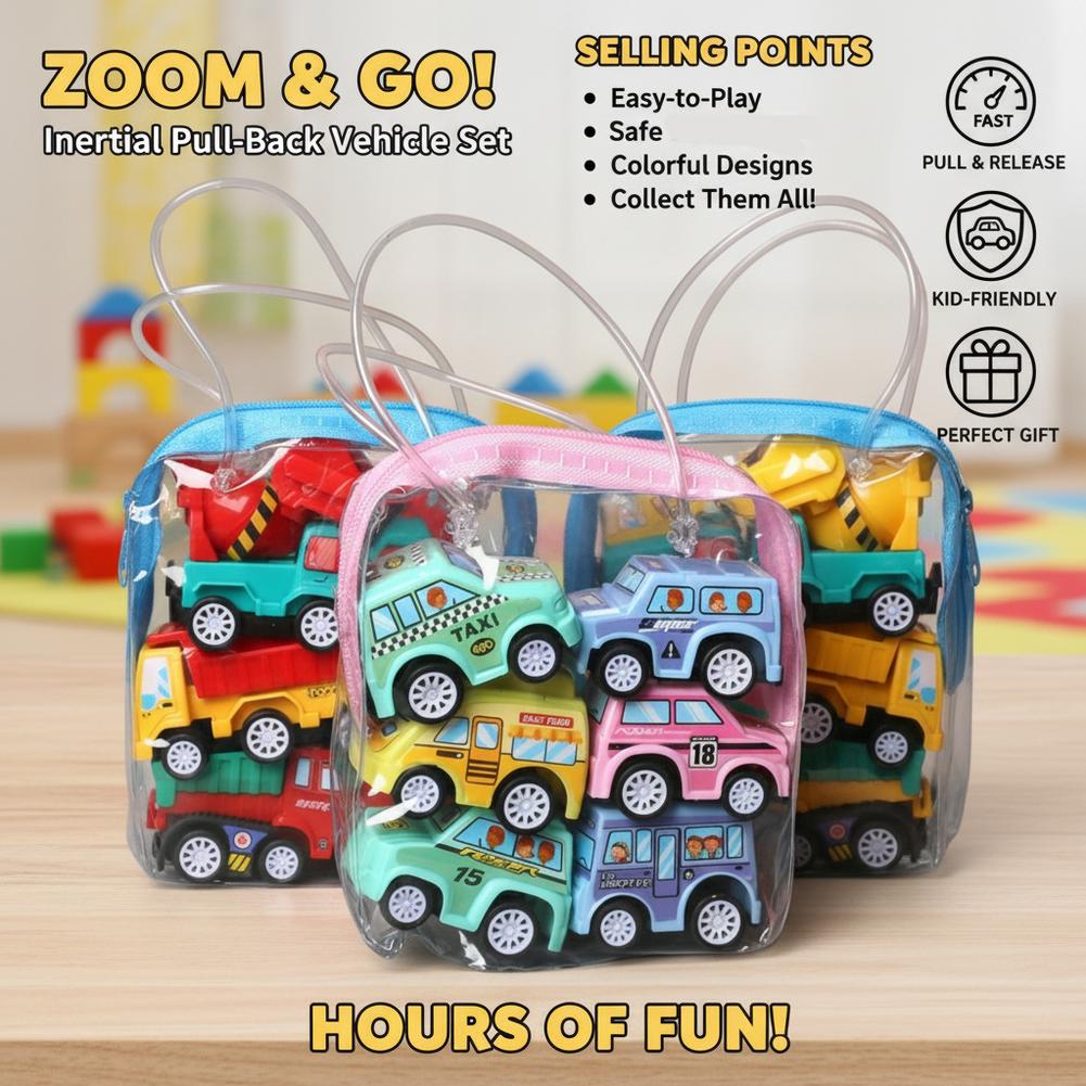 6pcs Car Model Toy Pull Back C - Kids Toys Supplier incelemesi ve fiyatı