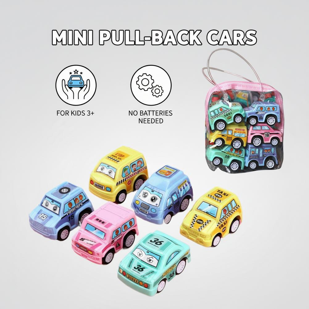6pcs Car Model Toy Pull Back C - Kids Toys Supplier incelemesi ve fiyatı
