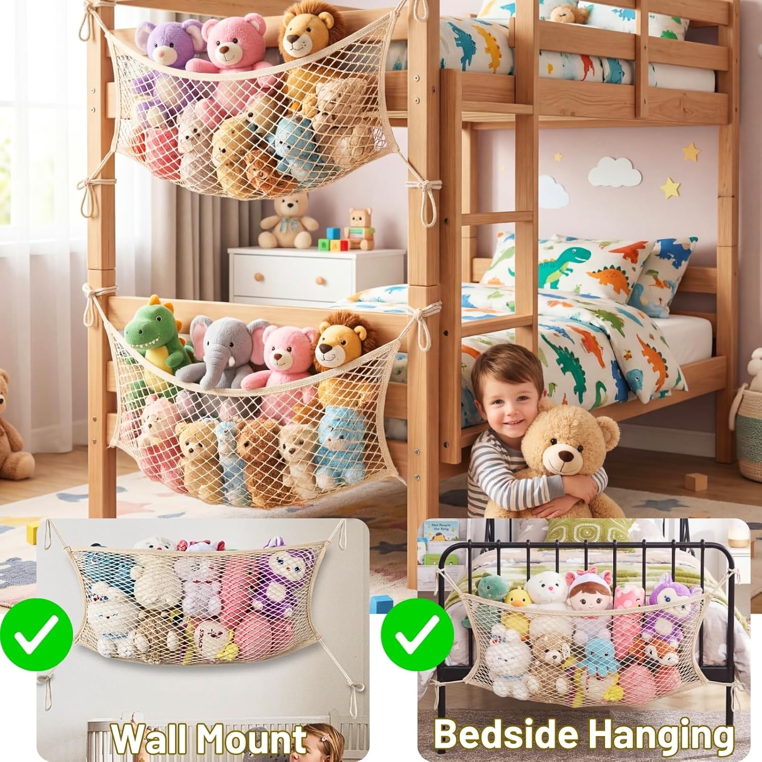 Stuffed Animal Storage Net for - Kids Toys Animal incelemesi ve fiyatı