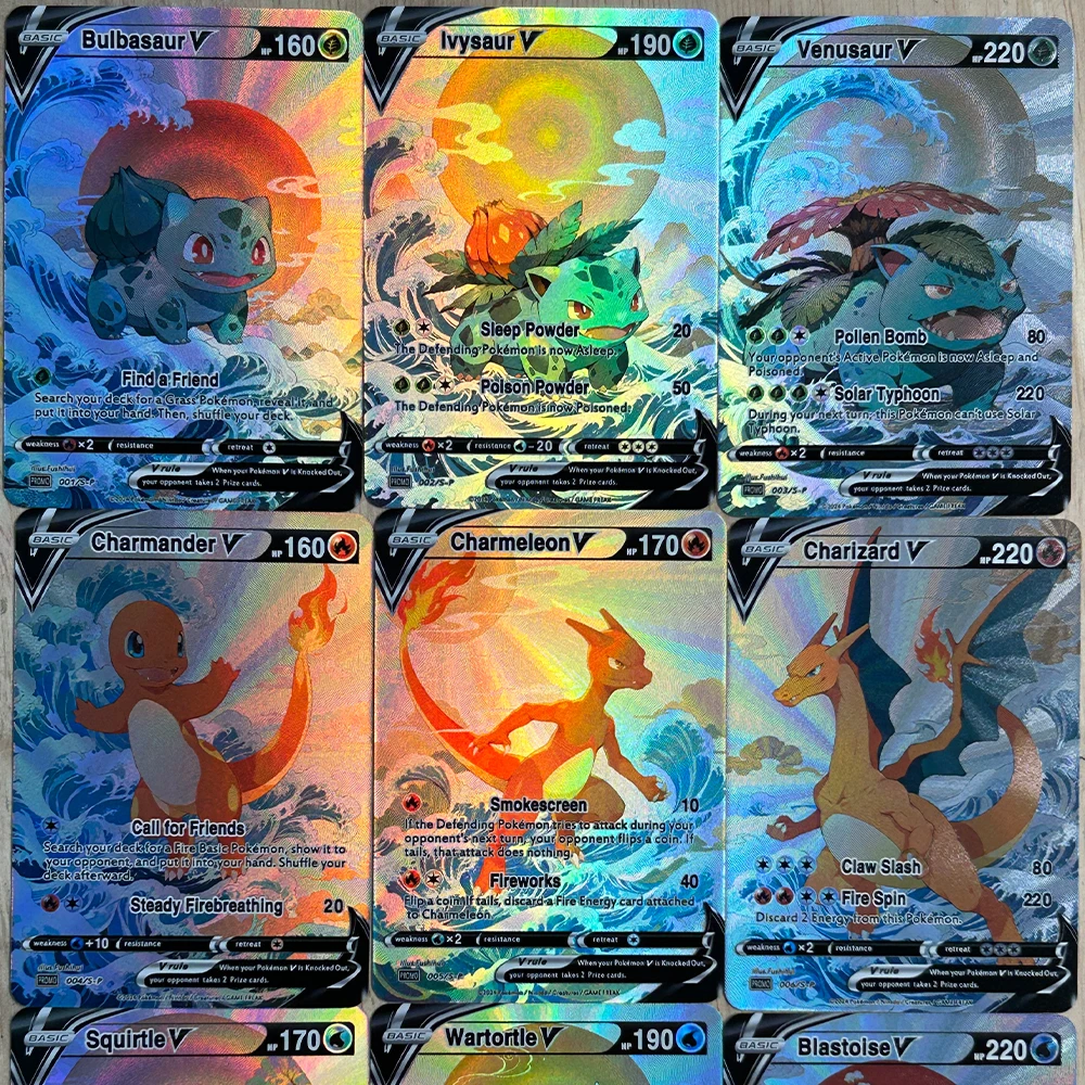 9Pcs/set DIY Anime PTCG Collec - Card Game Kids incelemesi ve fiyatı