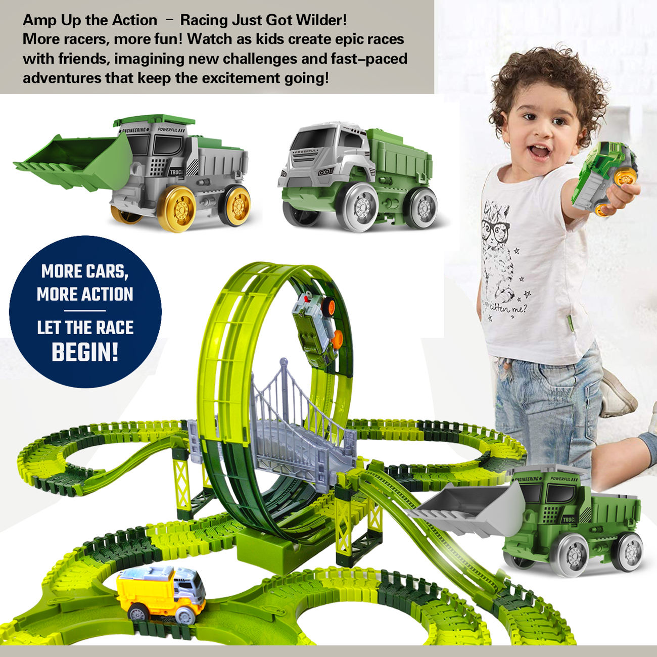 Dinosaur Toy Race Track Featur - Kids Toys Electric Car incelemesi ve fiyatı