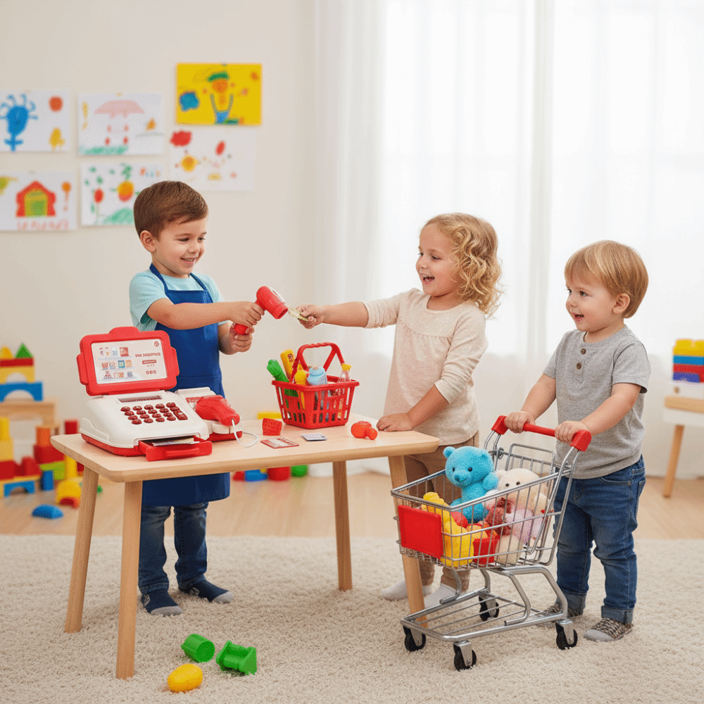 Puzzle Simulation Supermarket  - Toy Cash Register incelemesi ve fiyatı