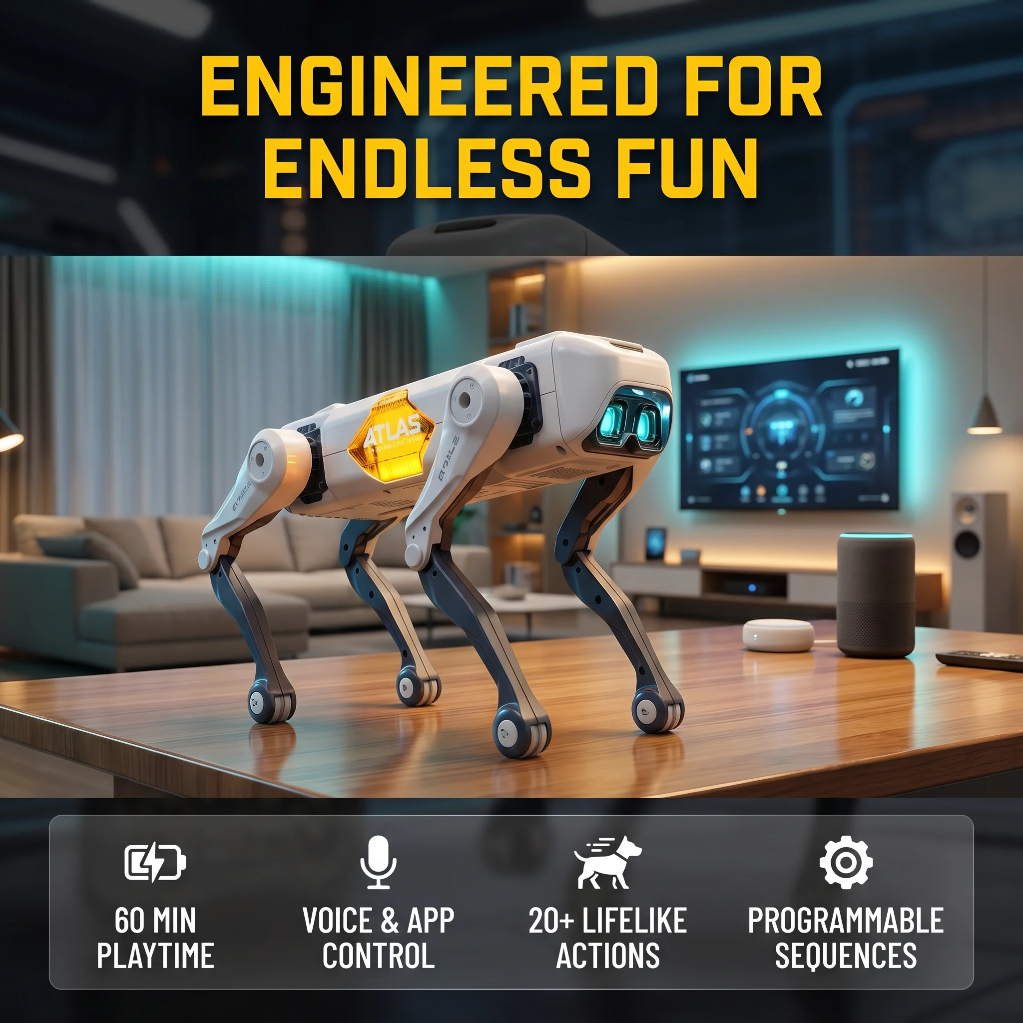 AI Smart Robot Dog, Voice & AP - Kids Toys Animal incelemesi ve fiyatı