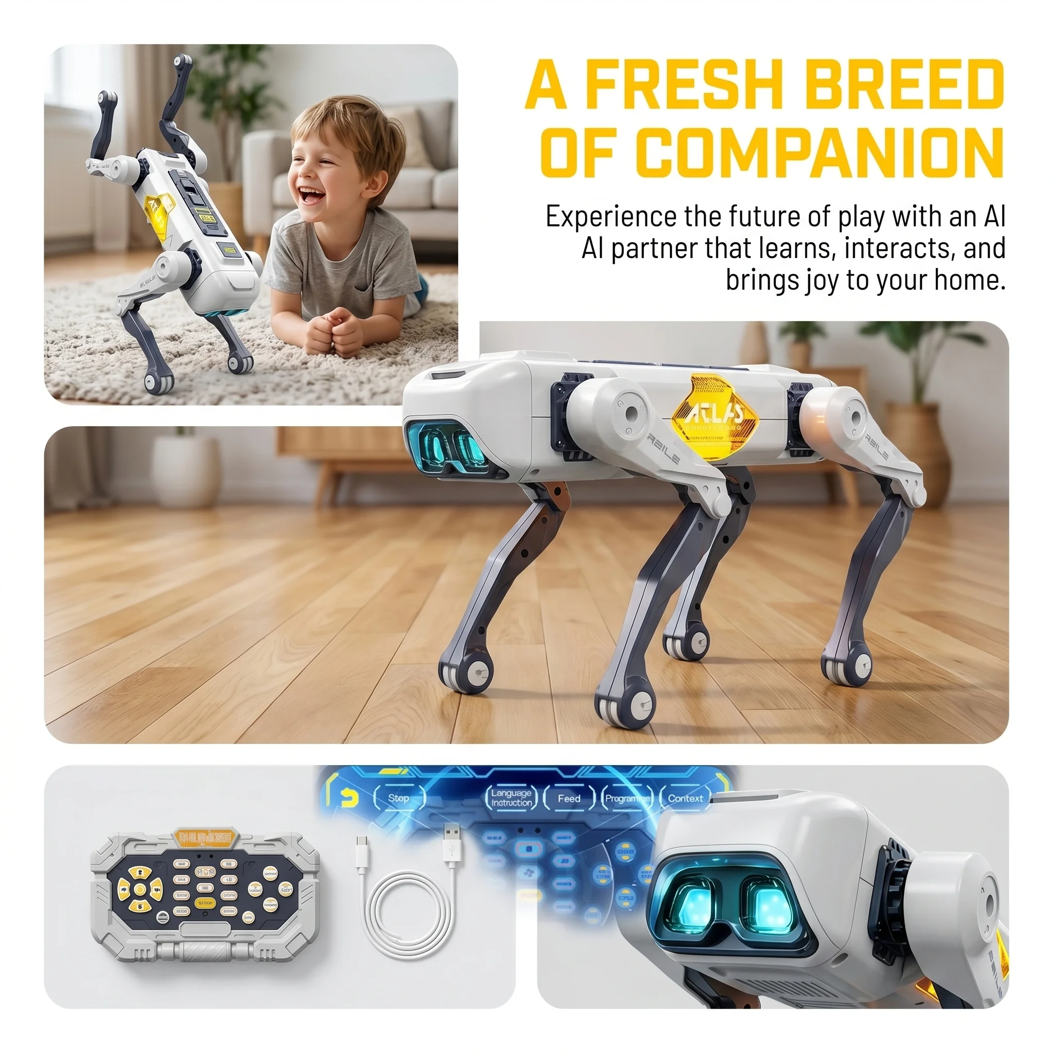 AI Smart Robot Dog, Voice & AP - Kids Toys Animal incelemesi ve fiyatı