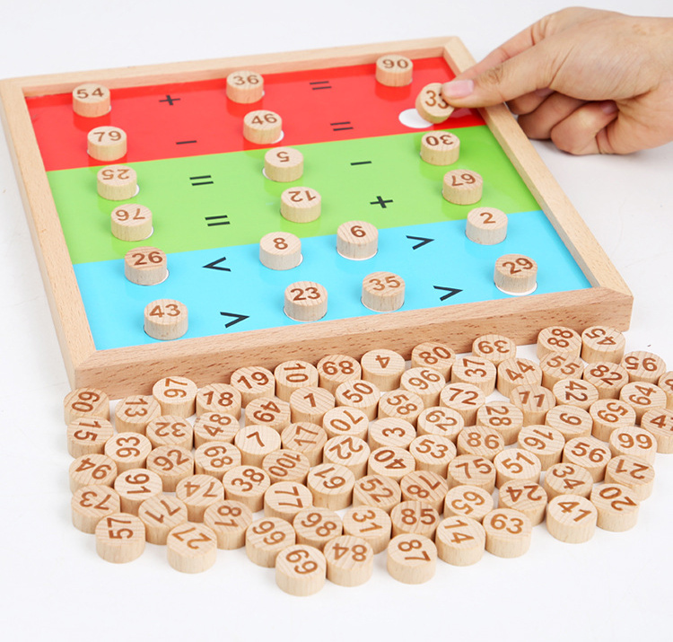 100 Counting Board Montessori  - Kids Toys Under 100 incelemesi ve fiyatı