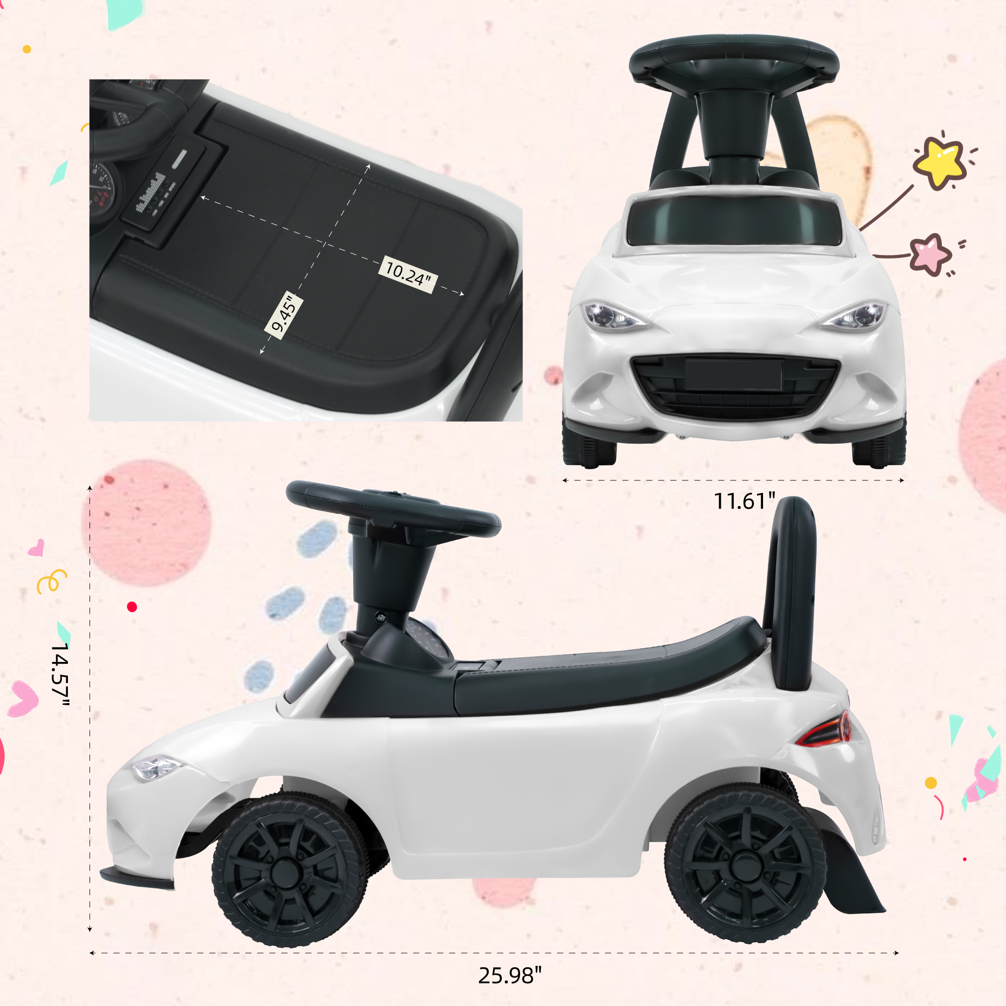 Kids Push Car for Toddlers, Li - Kids Toys Electric Car incelemesi ve fiyatı