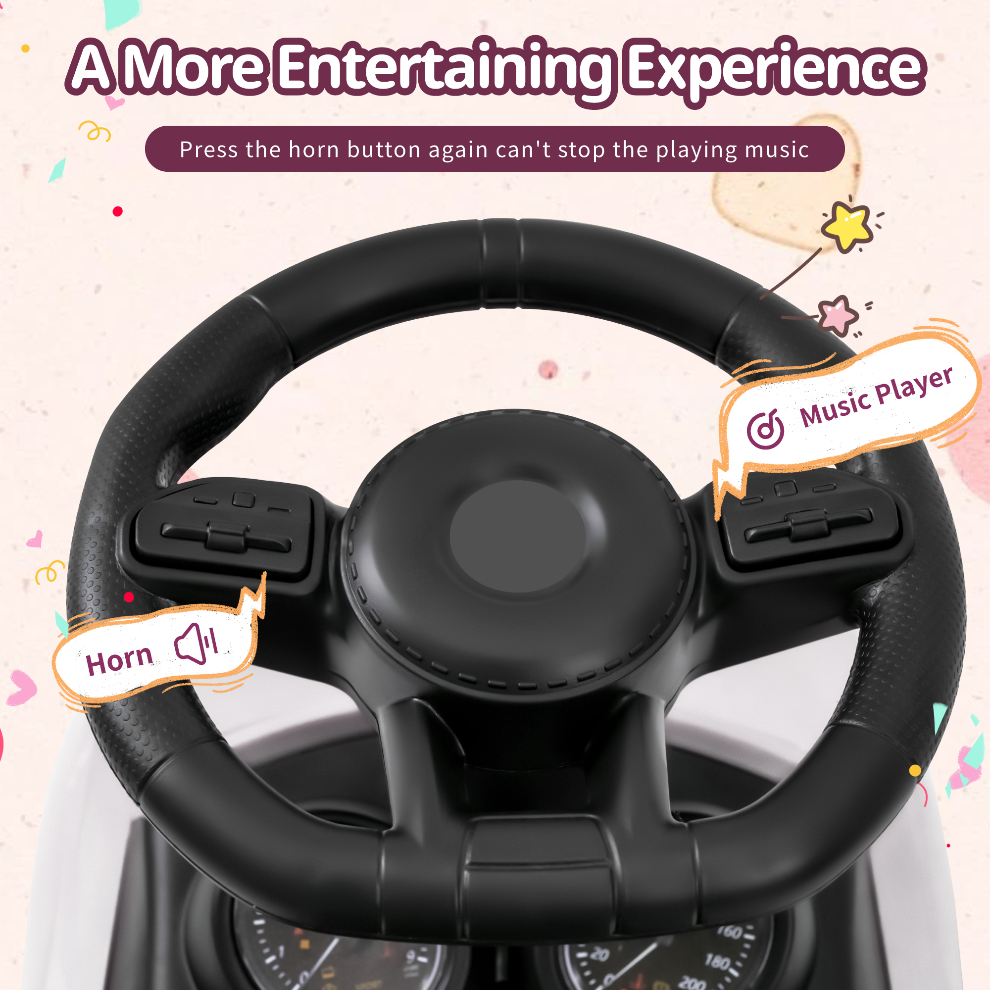 Kids Push Car for Toddlers, Li - Kids Toys Electric Car incelemesi ve fiyatı