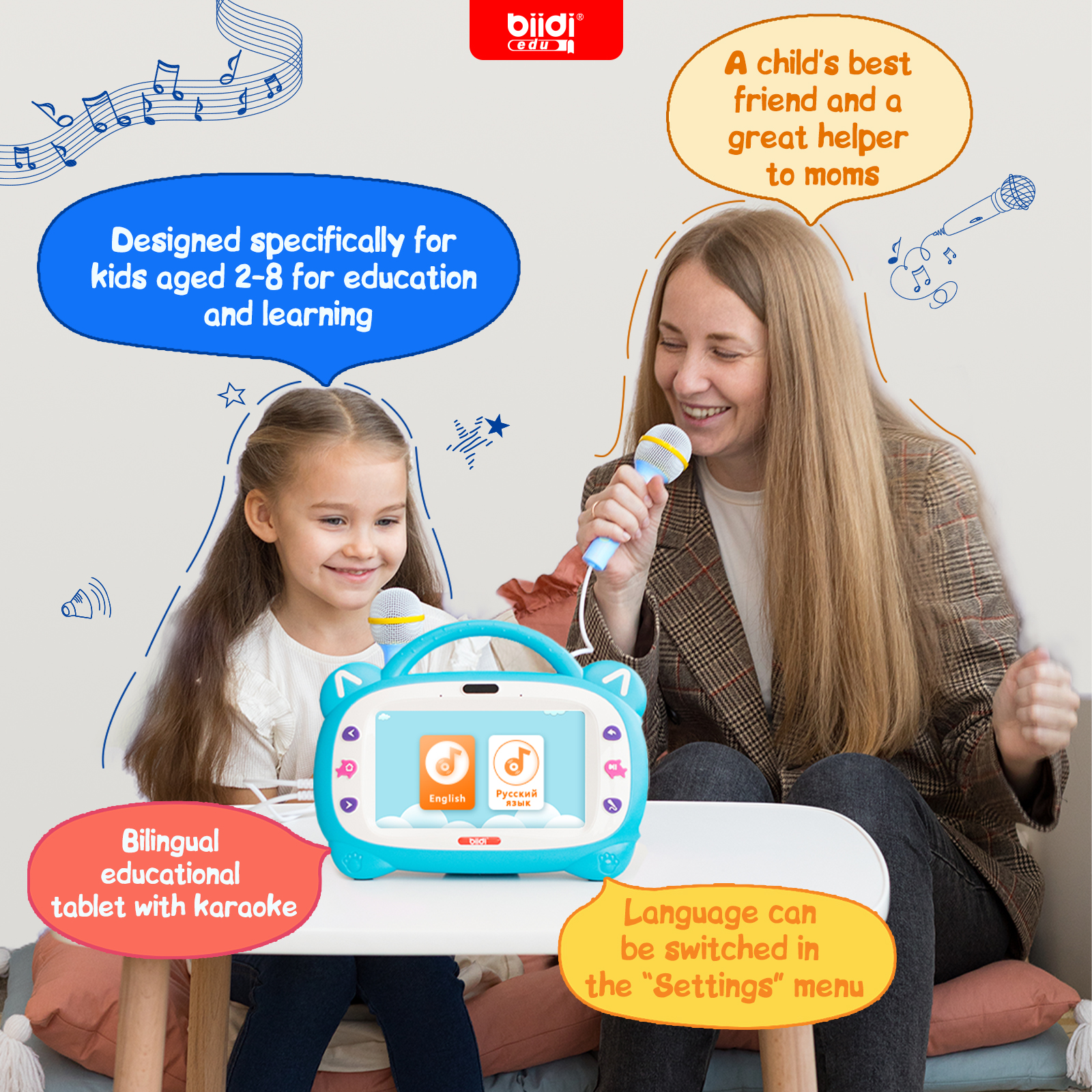 Russian Kazakh English Karaoke - Learning Tablet Kids incelemesi ve fiyatı
