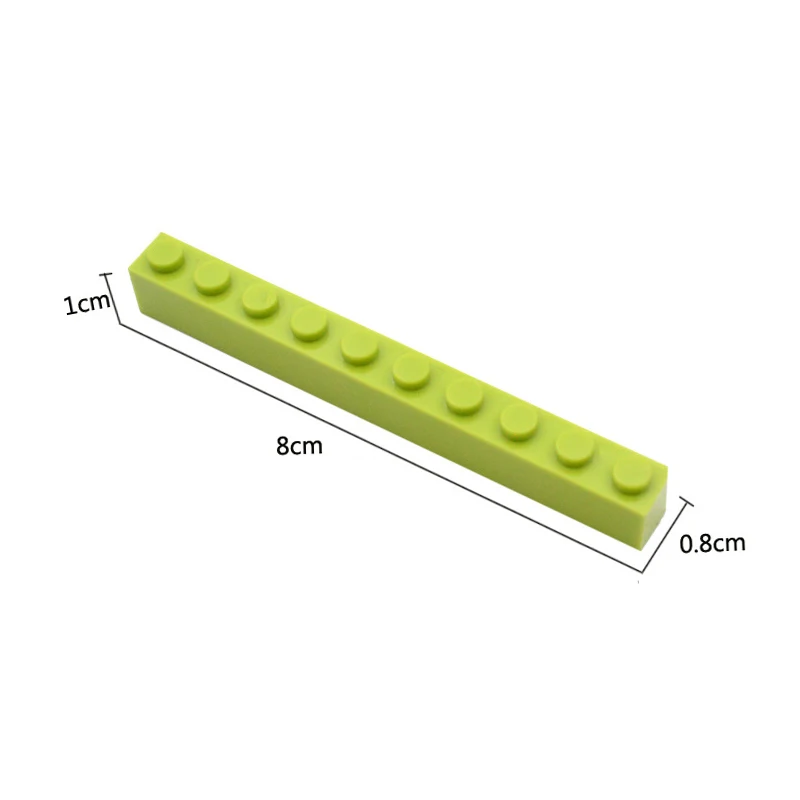 100PCS Thick 1x10 Dots DIY Bui - Kids Toys Under 100 incelemesi ve fiyatı