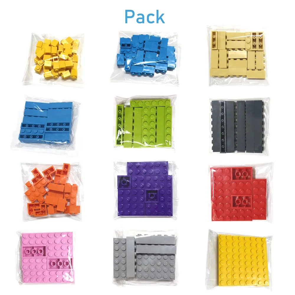 100PCS Thick 1x10 Dots DIY Bui - Kids Toys Under 100 incelemesi ve fiyatı