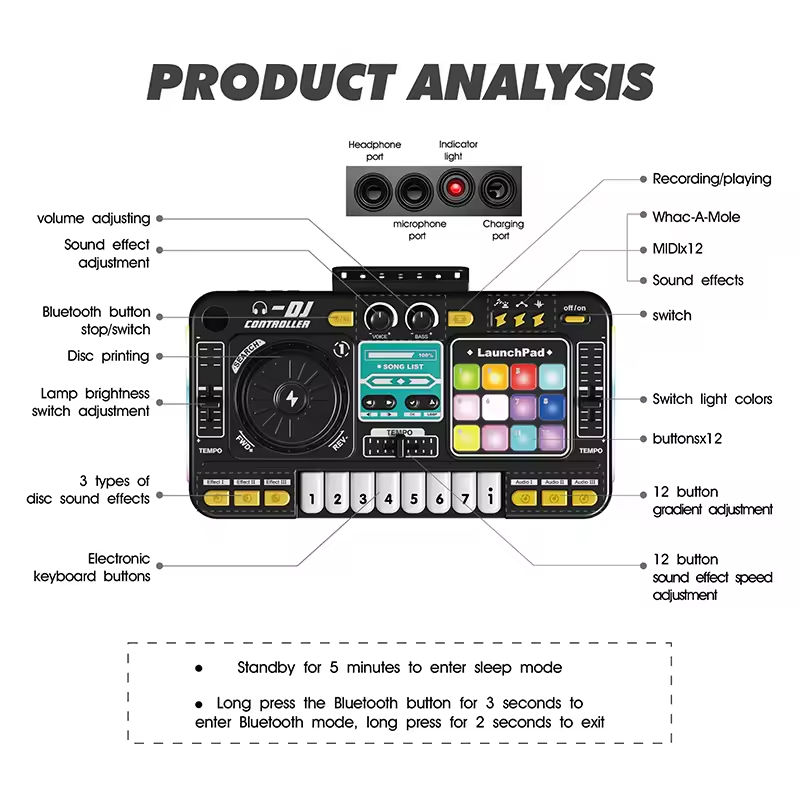 HSOH Kids Simulation DJ Mixer  - Kids Toys Bd incelemesi ve fiyatı