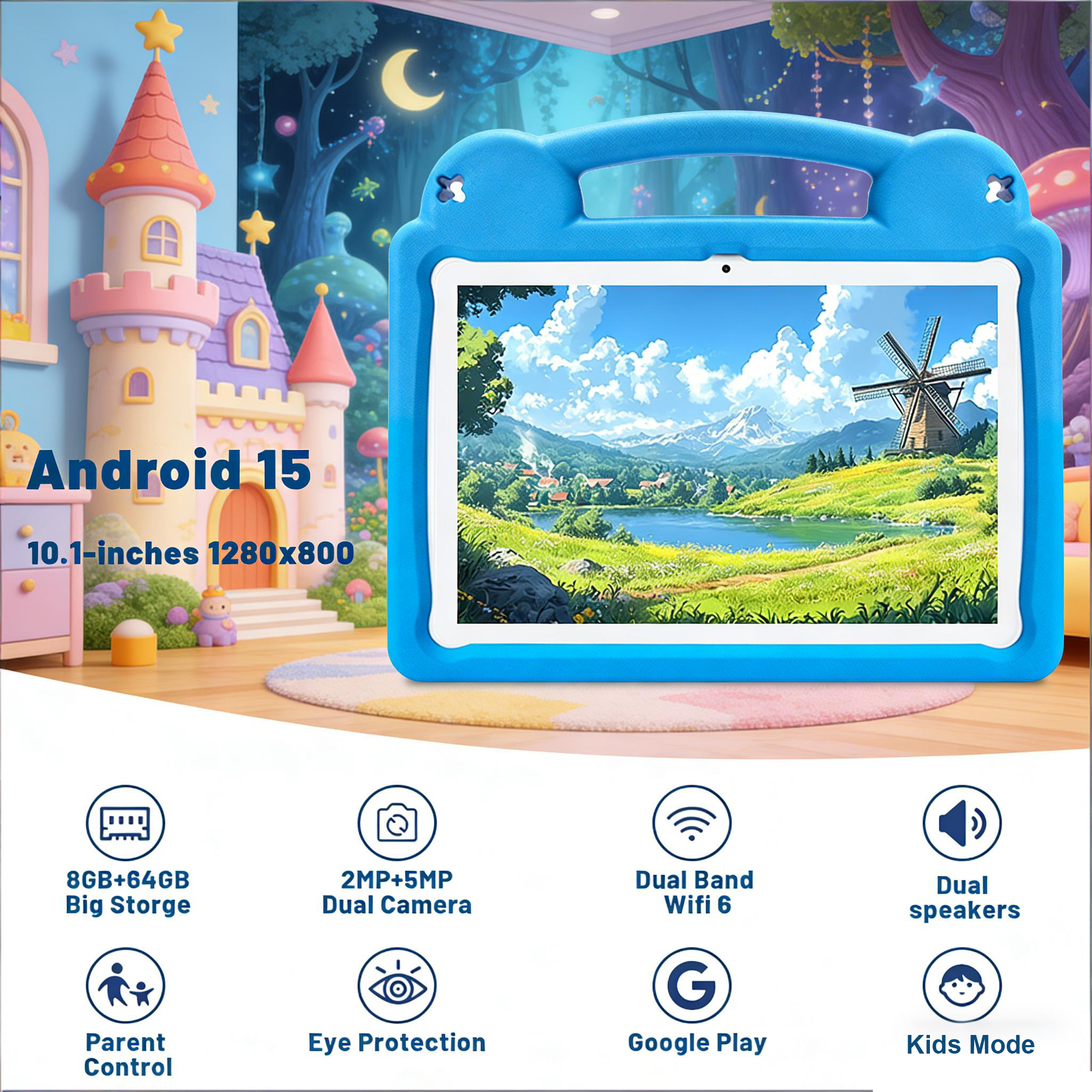 ANRY R16Pro Kids Tablet 10 Inc - Learning Tablet Kids incelemesi ve fiyatı