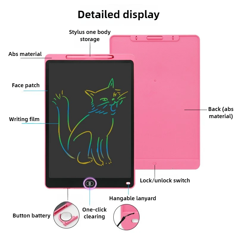 16/20inch LCD Drawing Board Wr - Learning Tablet Kids incelemesi ve fiyatı