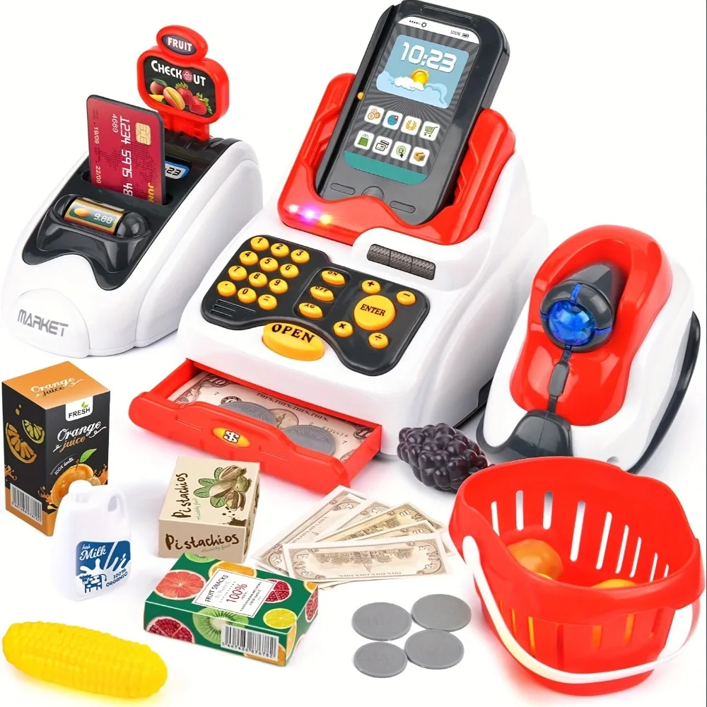 33PCS Toy Cash Register for Ki - Toy Cash Register incelemesi ve fiyatı
